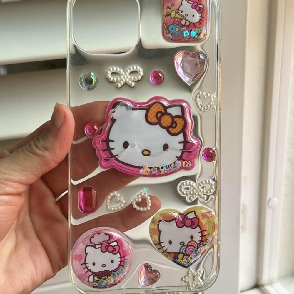 Hello Kitty Pink and White Protective Phone Case